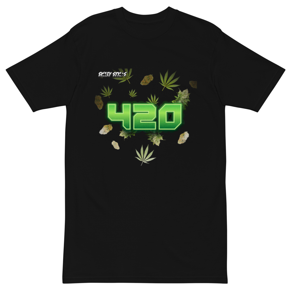 Swazy 420 Men’s premium heavyweight tee