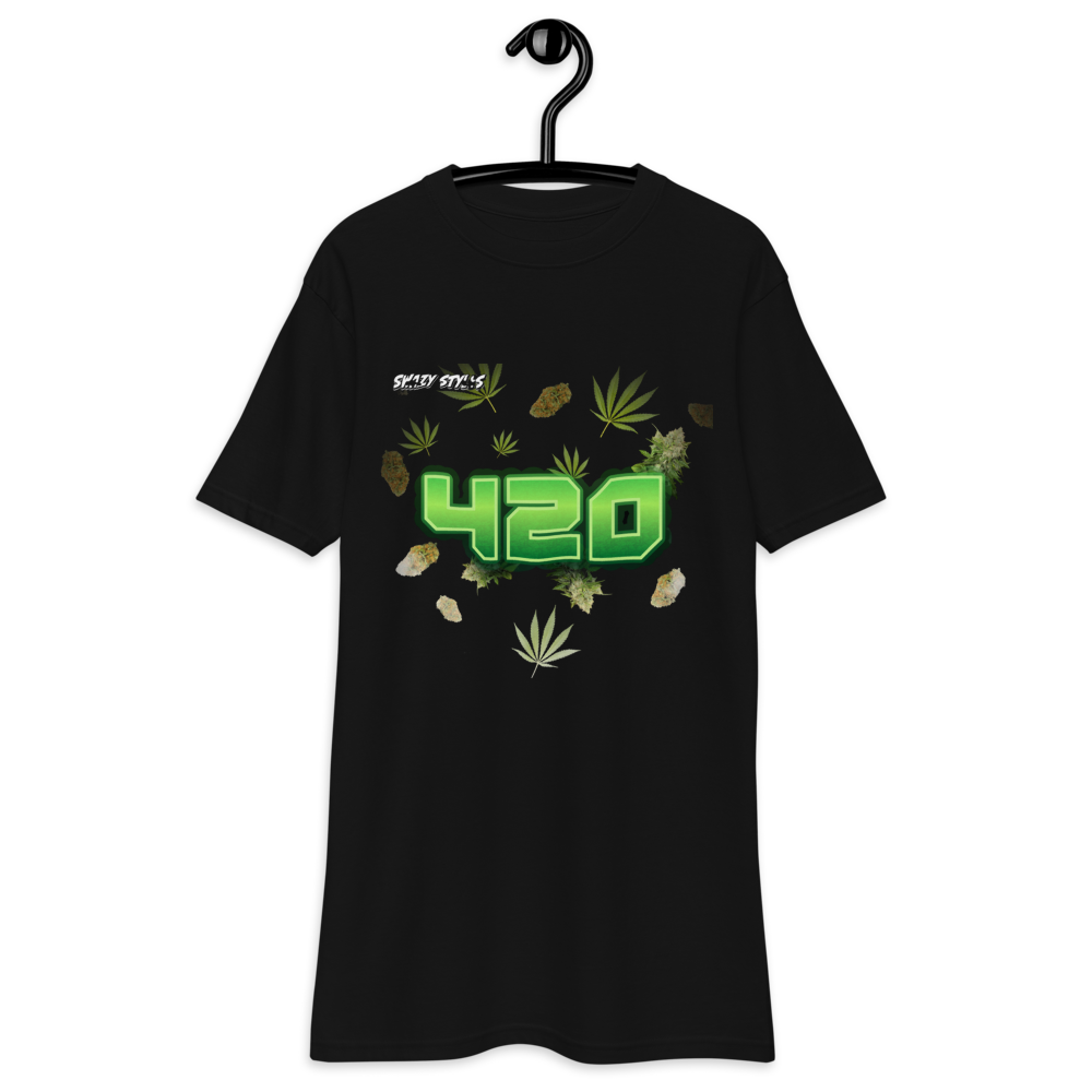 Swazy 420 Men’s premium heavyweight tee