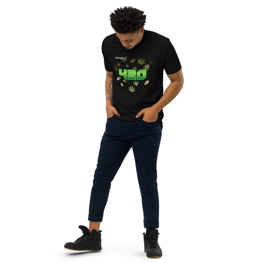 Swazy 420 Men’s premium heavyweight tee