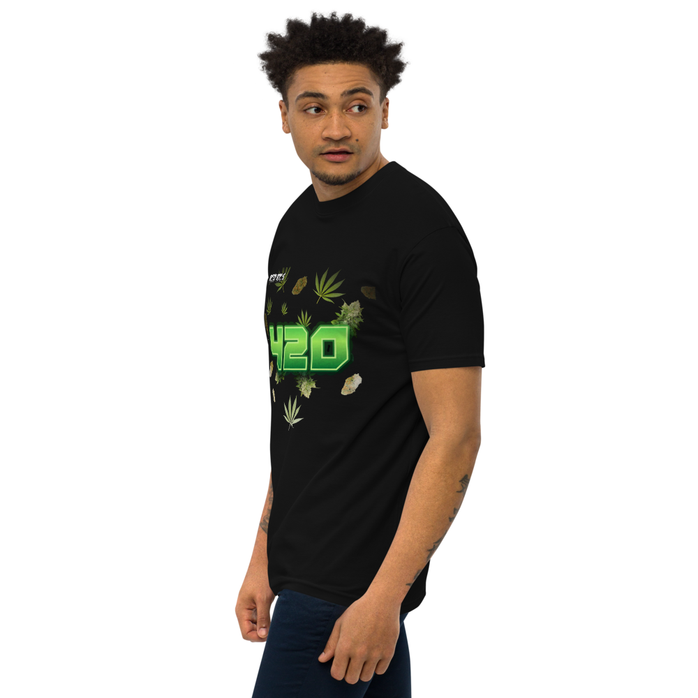 Swazy 420 Men’s premium heavyweight tee