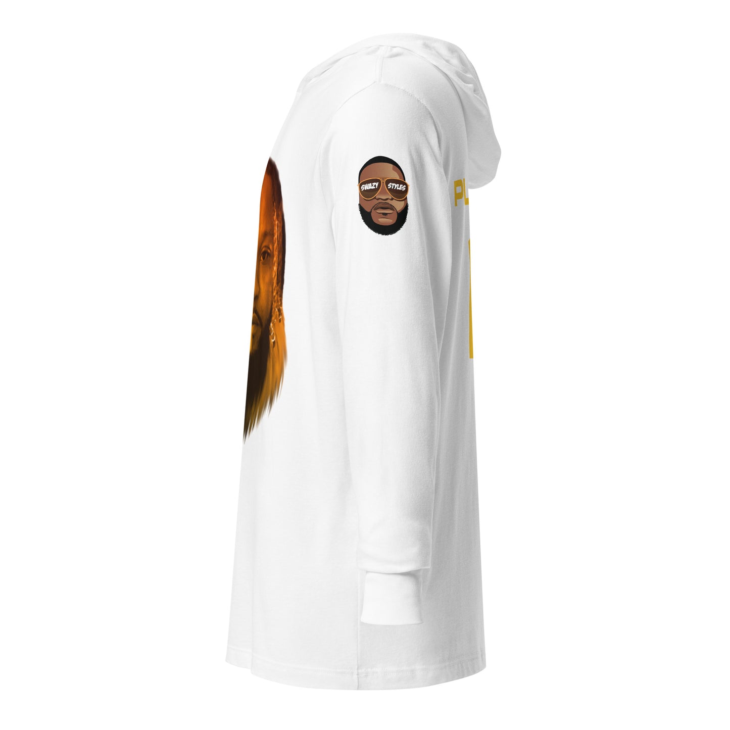 Swazy Lion Hooded long-sleeve tee