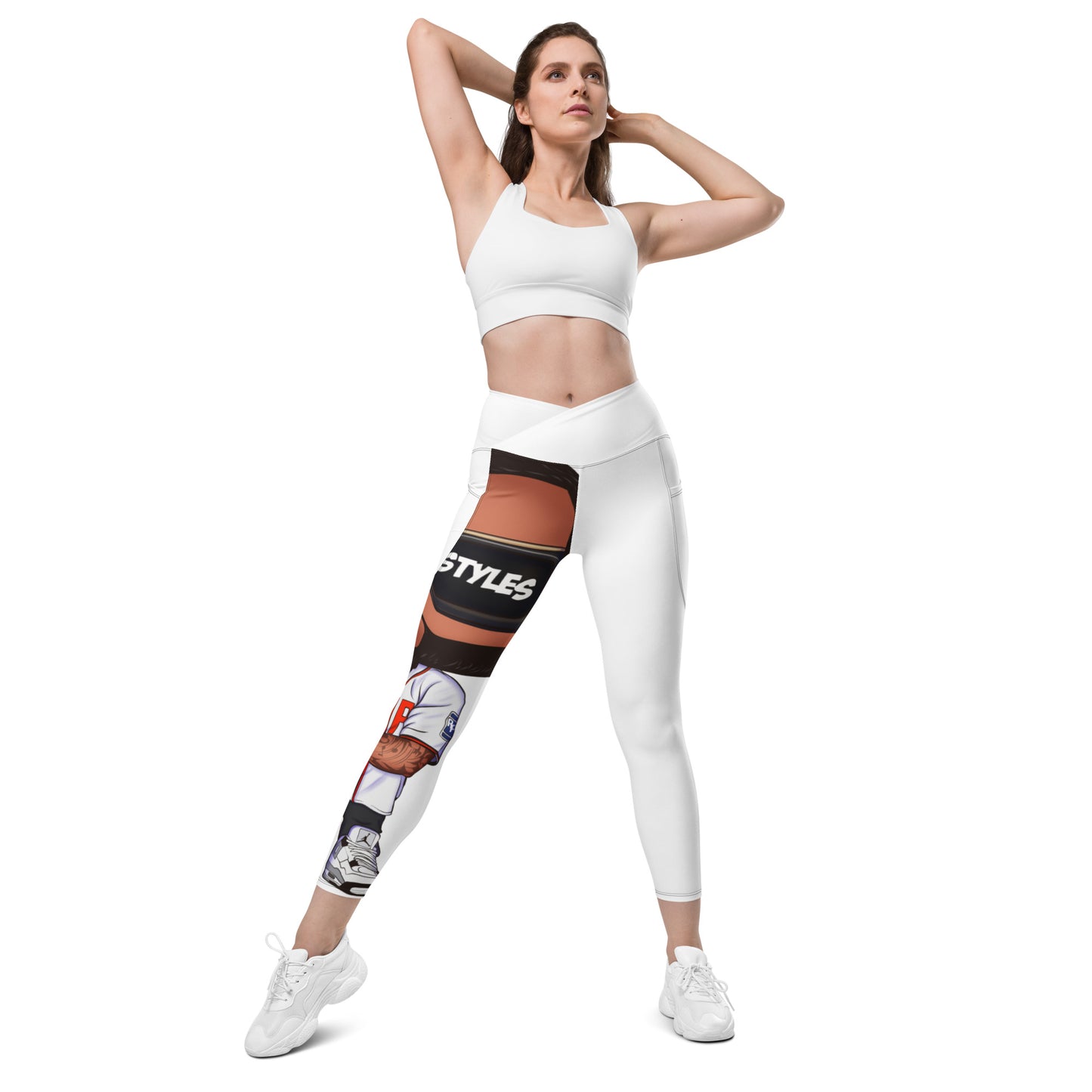 Swazy Love is Love Crossover leggings with pockets