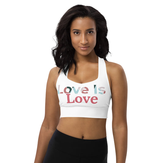 Swazy Love Is Love Longline sports bra