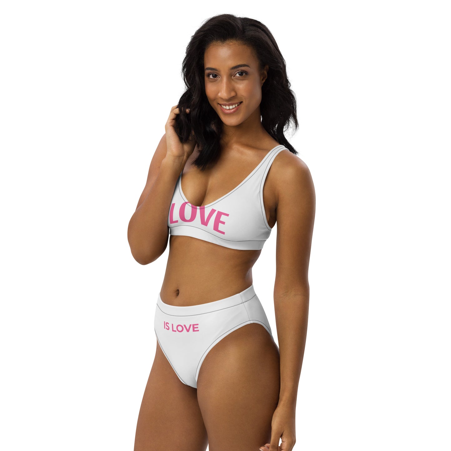 Swazy Love is Love Recycled high-waisted bikini