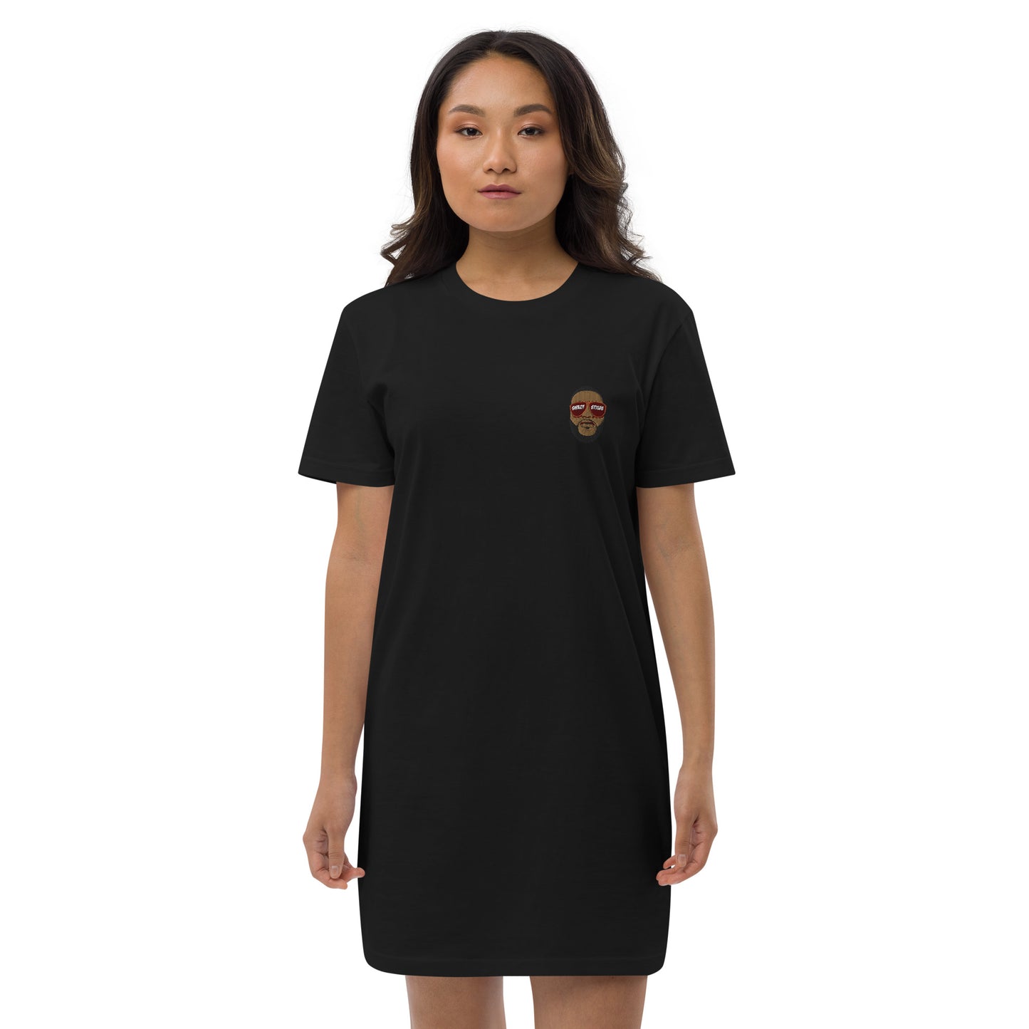 Swazy Face Organic cotton t-shirt dress