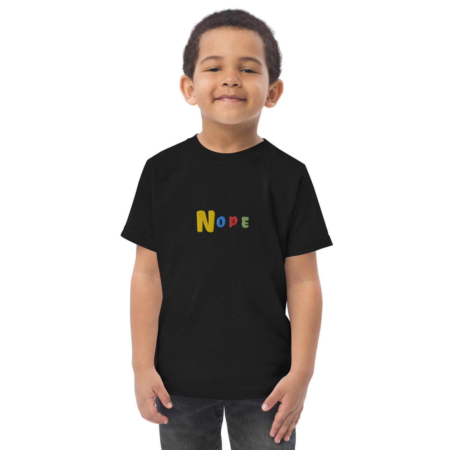 Nope Toddler jersey t-shirt