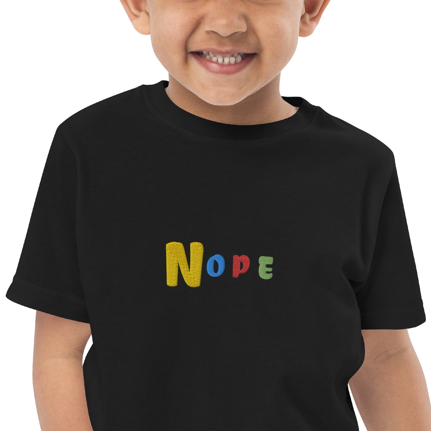 Nope Toddler jersey t-shirt