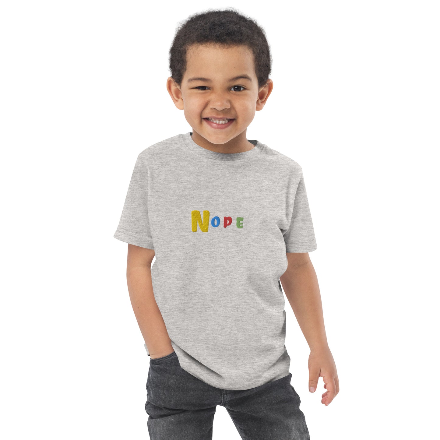 Nope Toddler jersey t-shirt