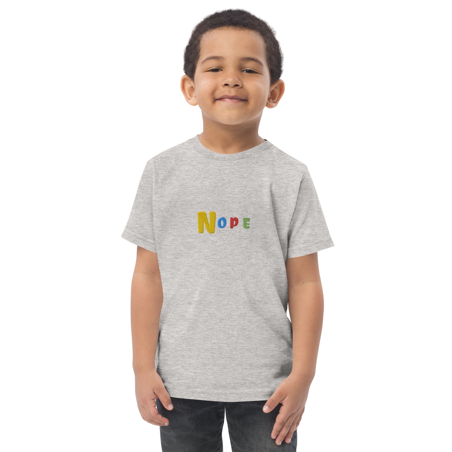 Nope Toddler jersey t-shirt