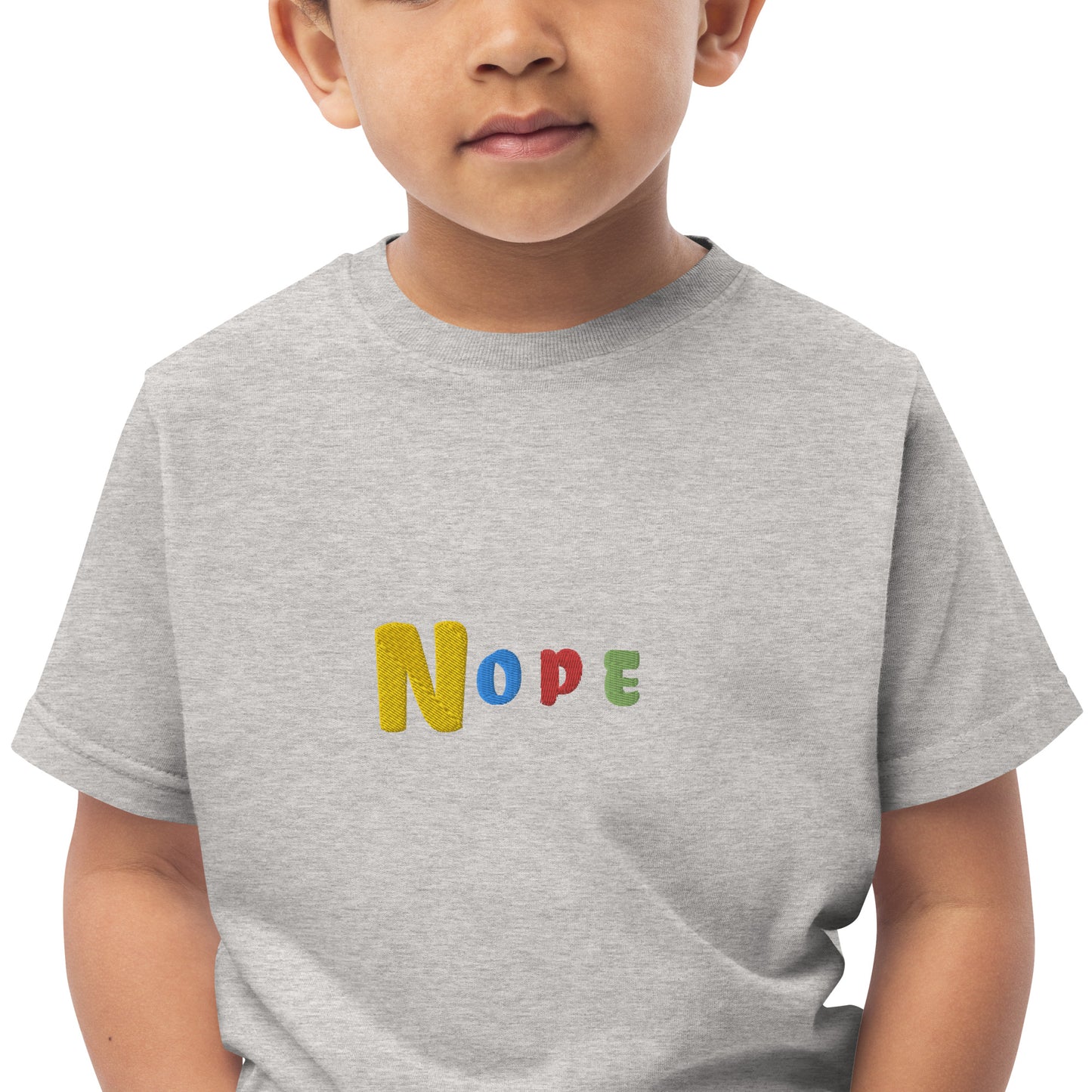 Nope Toddler jersey t-shirt