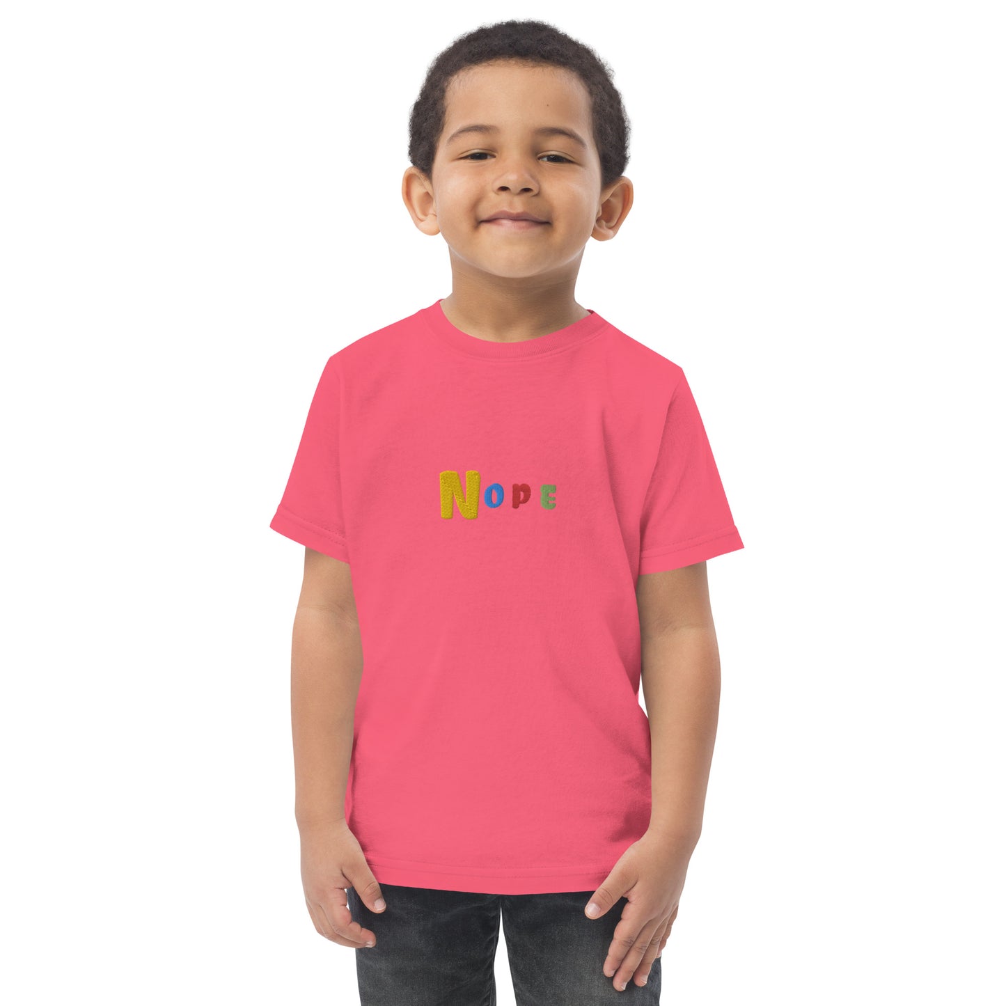 Nope Toddler jersey t-shirt