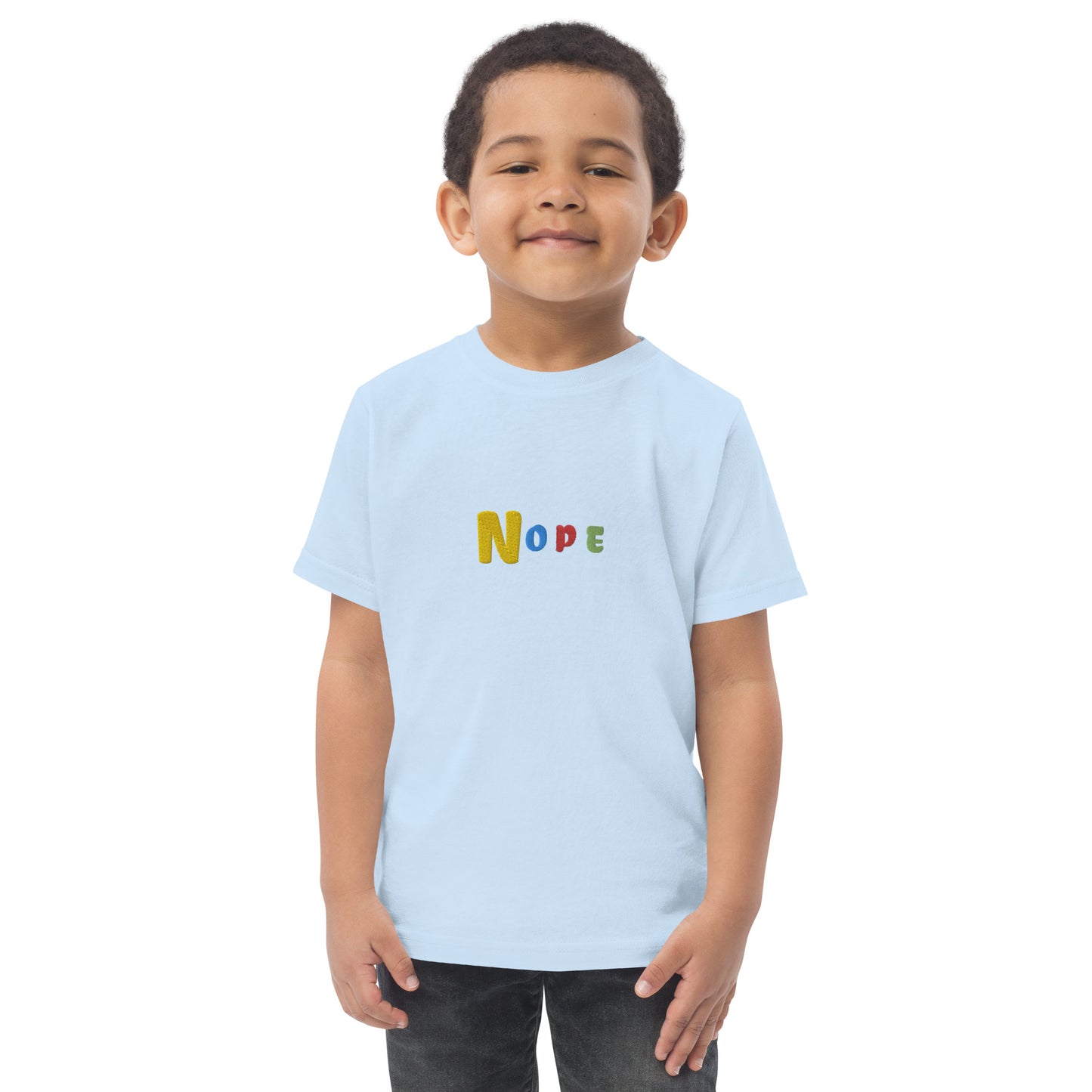 Nope Toddler jersey t-shirt