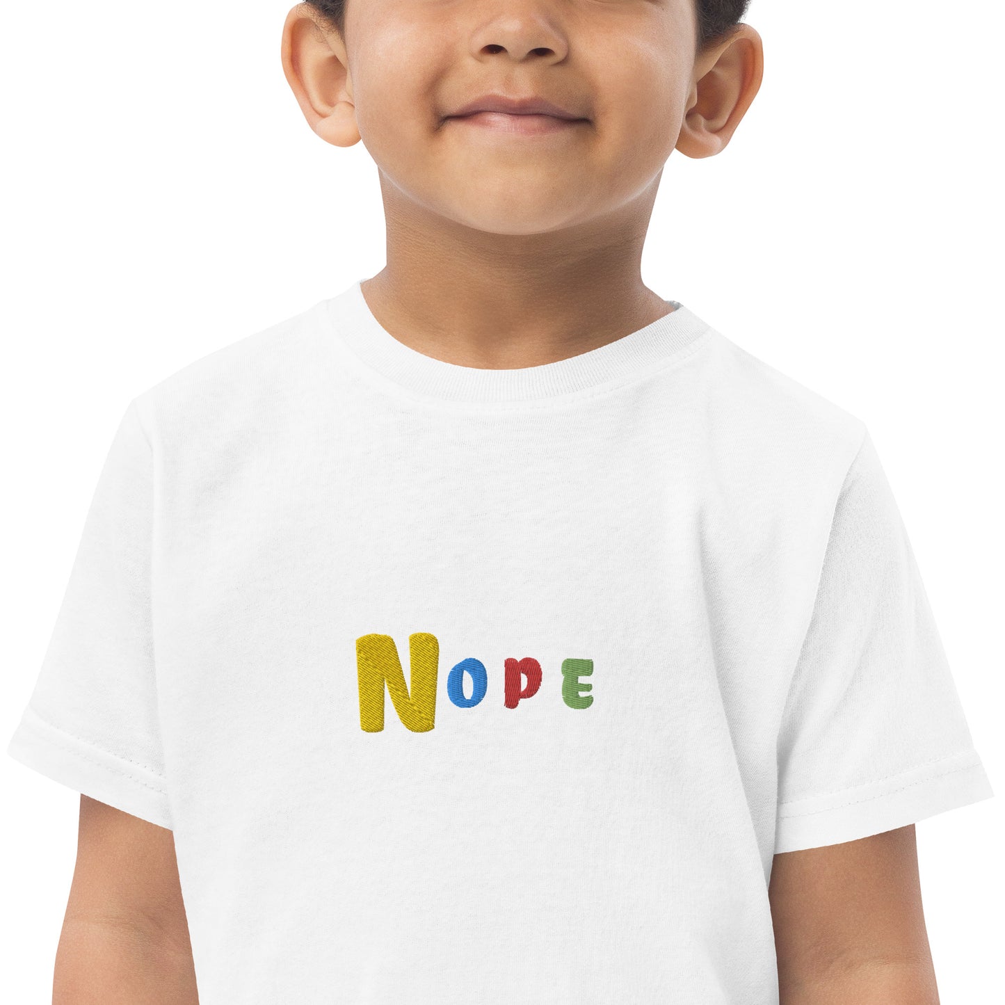 Nope Toddler jersey t-shirt