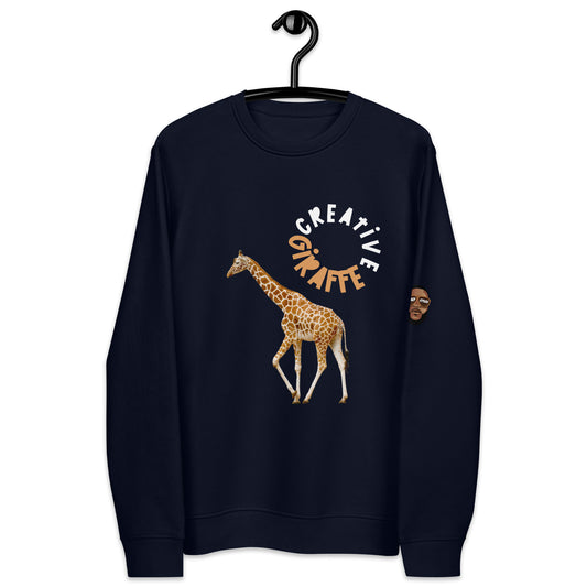 Creative Giraffe Unisex eco sweatshirt