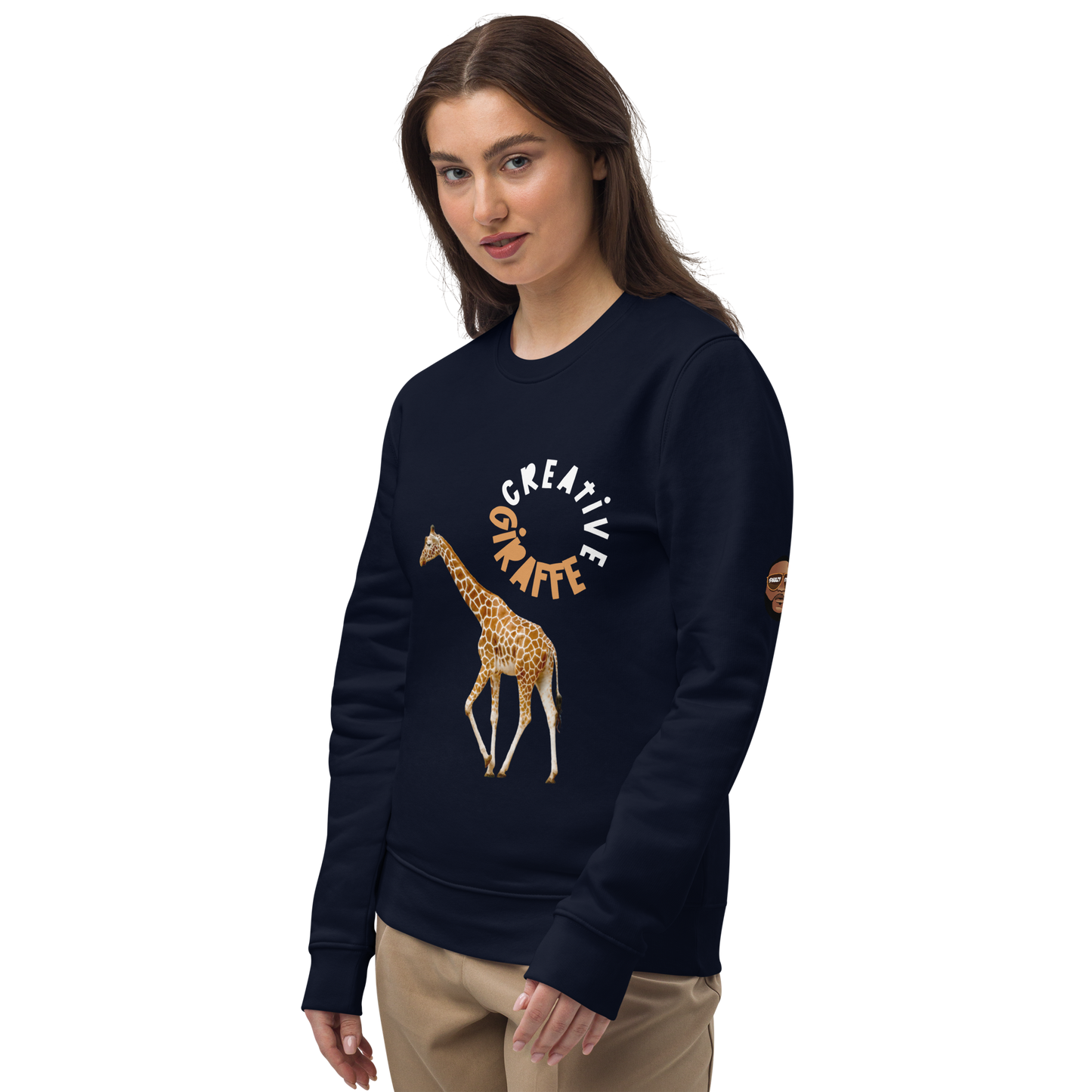 Creative Giraffe Swazy Unisex eco sweatshirt