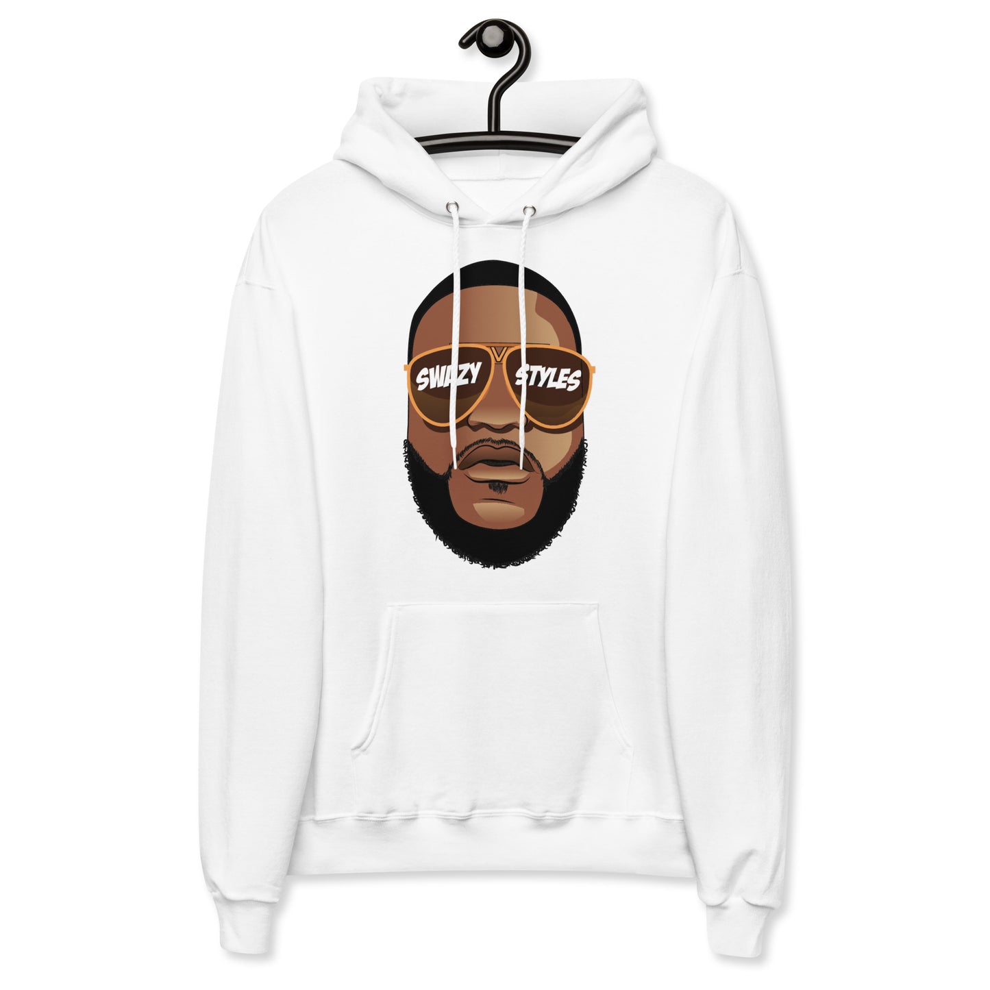 Swazy Big face Unisex fleece hoodie