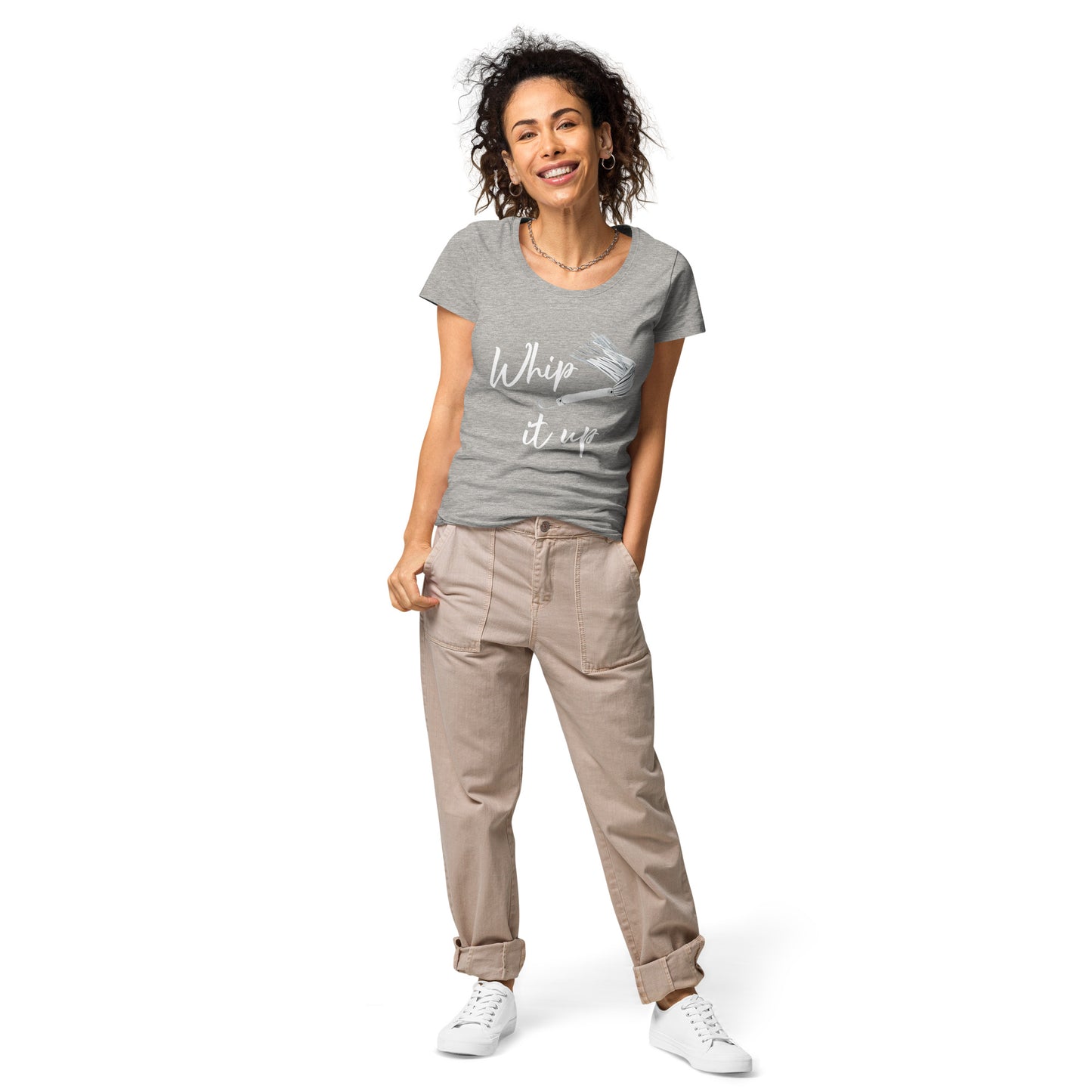 Whip it Up Women’s basic organic t-shirt Limited addition