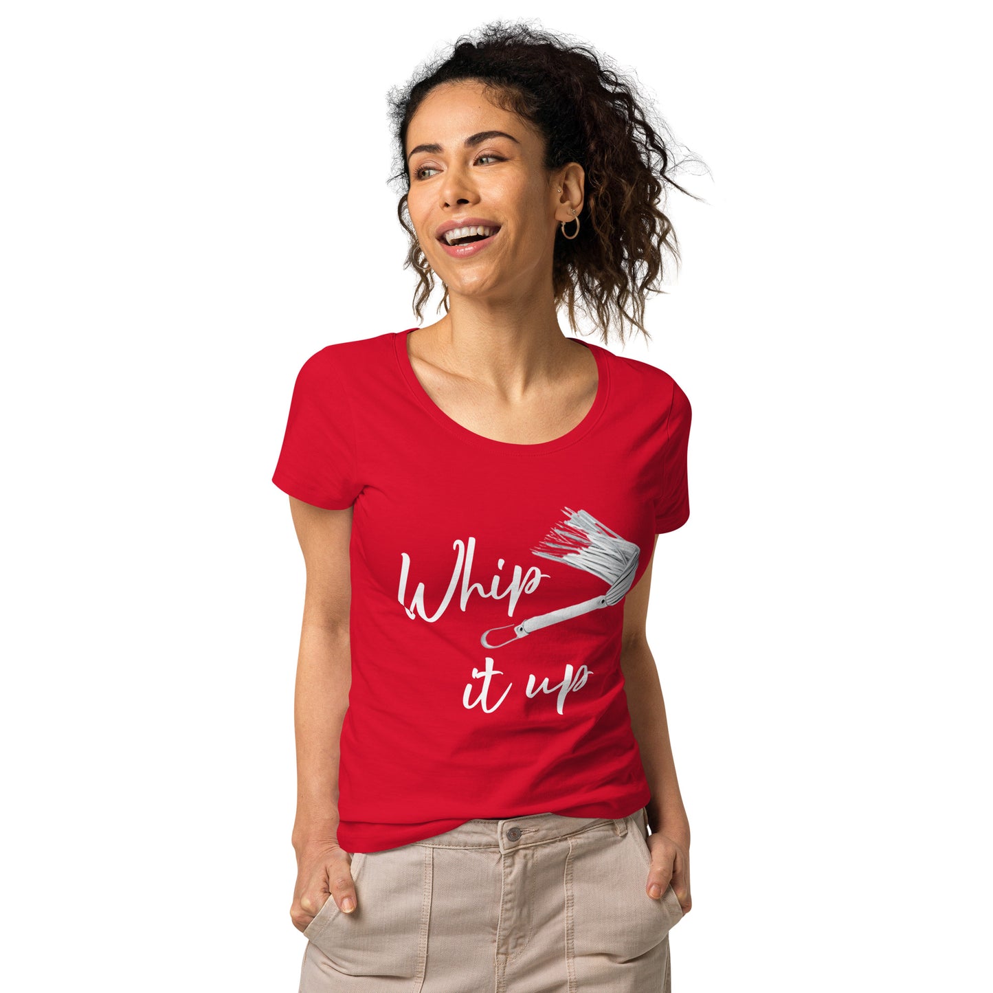 Whip it Up Women’s basic organic t-shirt Limited addition