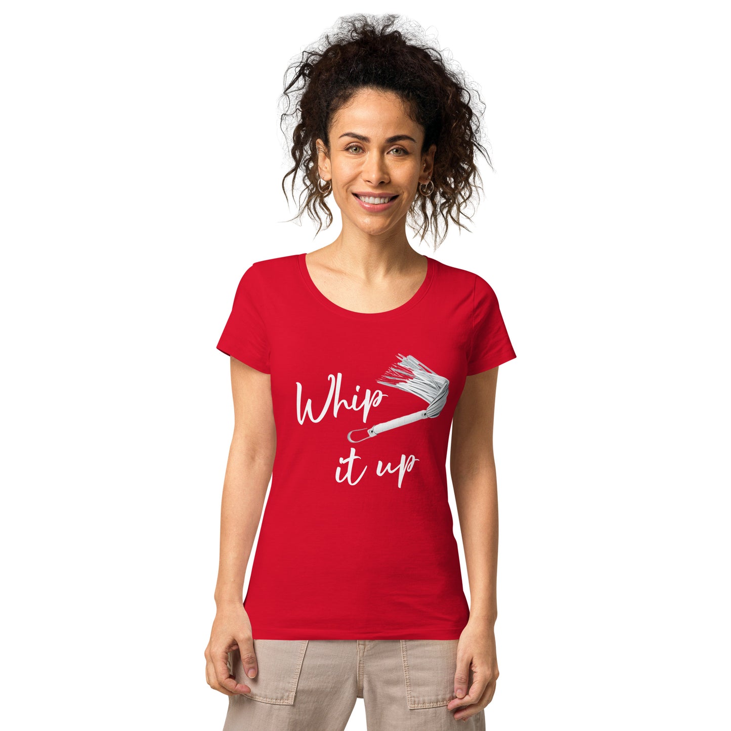 Whip it Up Women’s basic organic t-shirt Limited addition