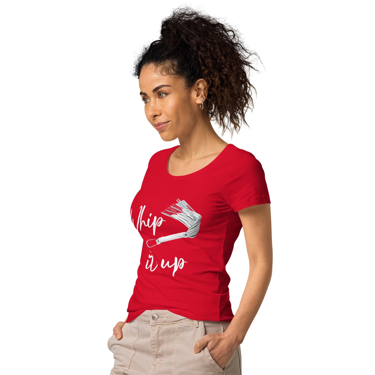 Whip it Up Women’s basic organic t-shirt Limited addition